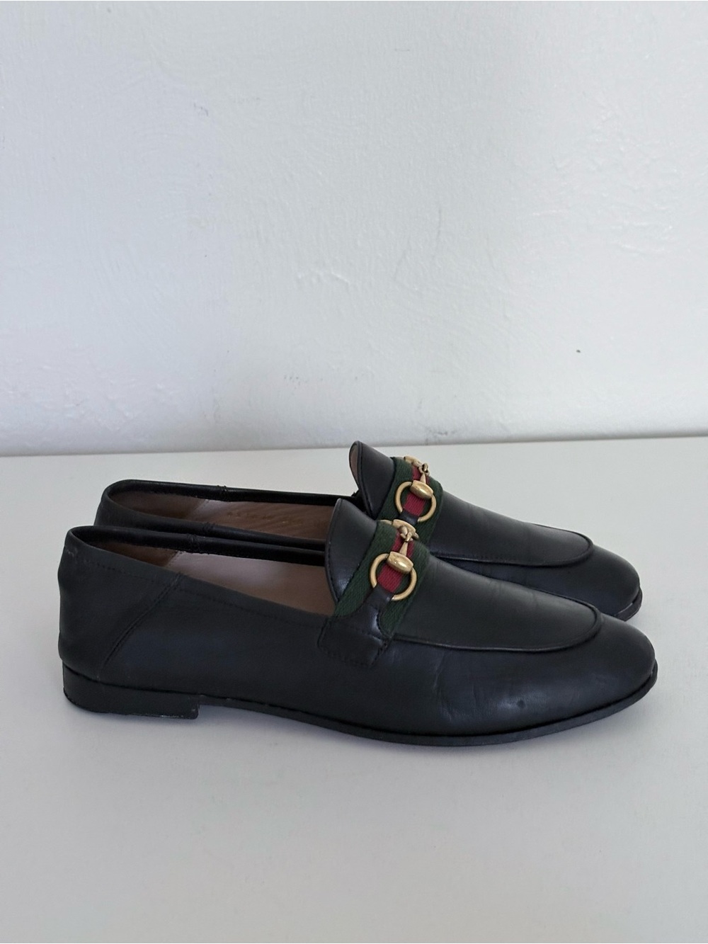 Gucci Black Brixton Web leather loafers
36.5 EU. - Picture 4 of 12